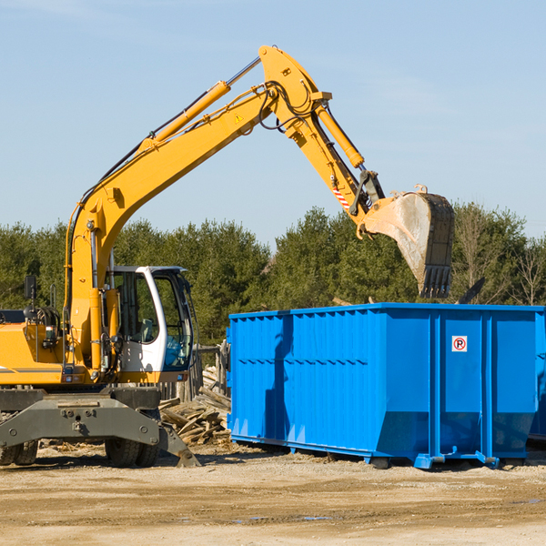 can i choose the location where the residential dumpster will be placed in Colfax